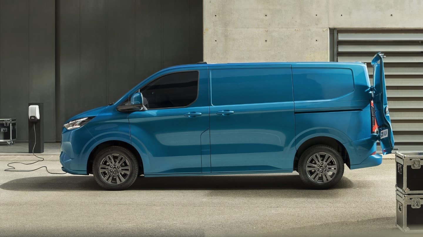 Ford e Transit eléctrica para trabajar